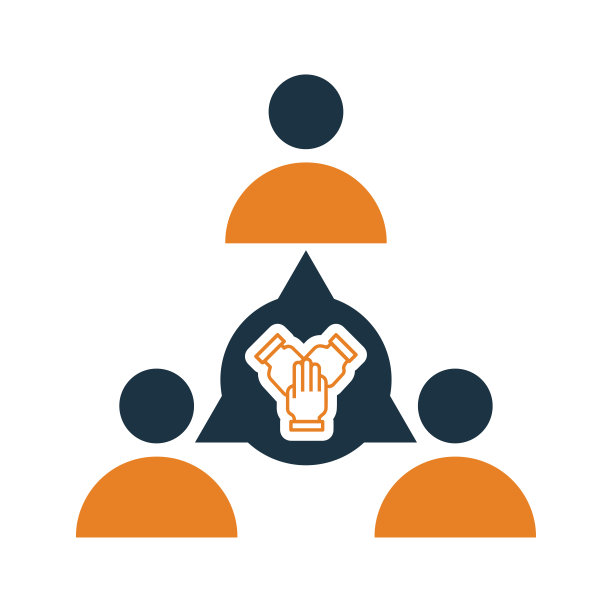 协作、讨论图标。简单的可编辑矢量图形。图片下载