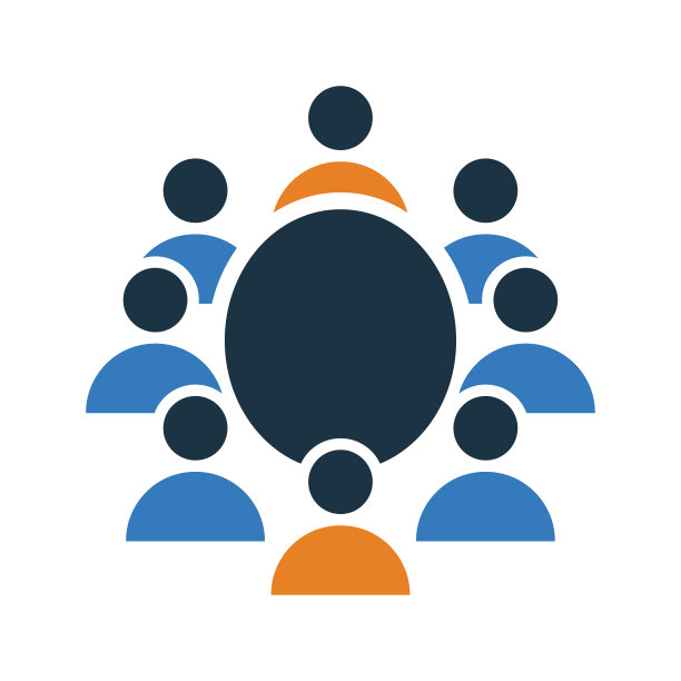 会议，scrum会议图标。简单的可编辑矢量图形。图片下载