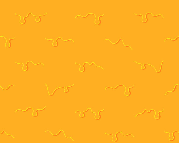 卡通金黄色液体蜂蜜流动和滴无缝图案背景矢量插图图片下载