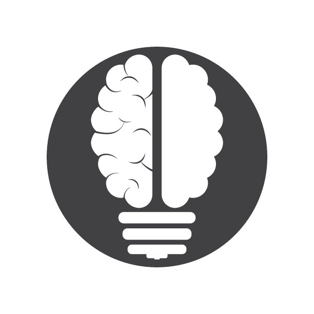 大脑标志模板图片下载