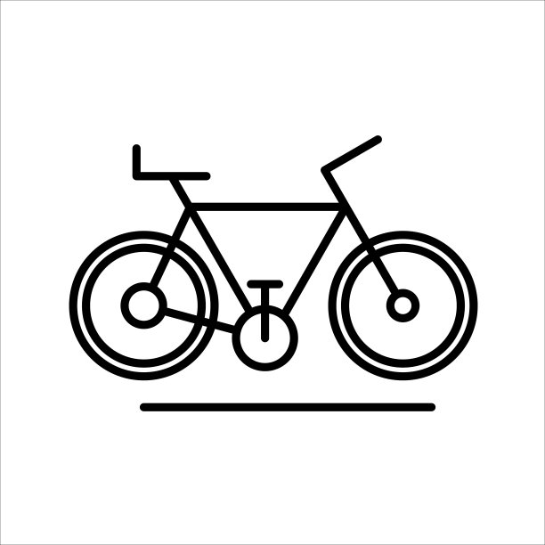 自行车。自行车图标矢量。骑自行车的概念。图片下载