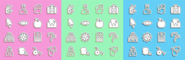 定线听诊器的肠道便秘牙齿用图片下载