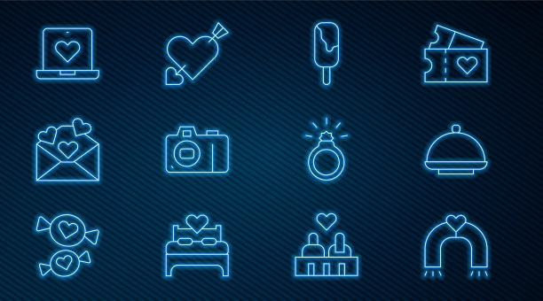 设置线爱磁铁覆盖托盘冰淇淋图片下载