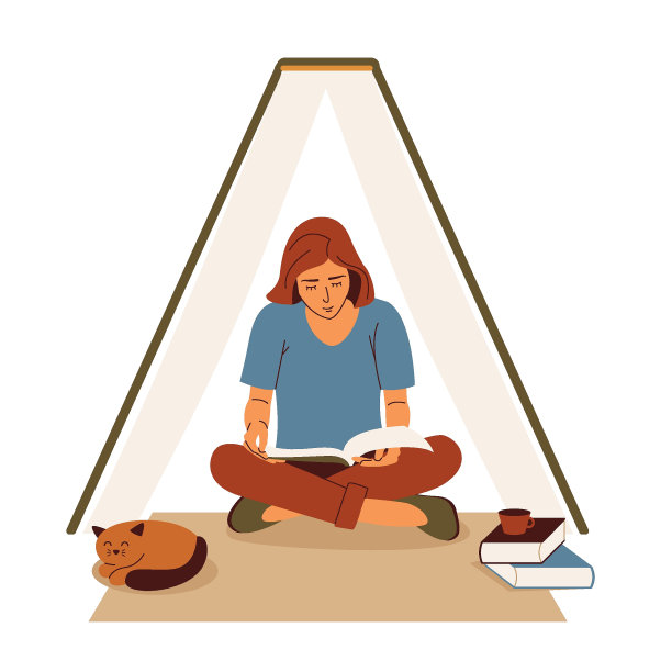 《坐在地板上的女孩》图片下载