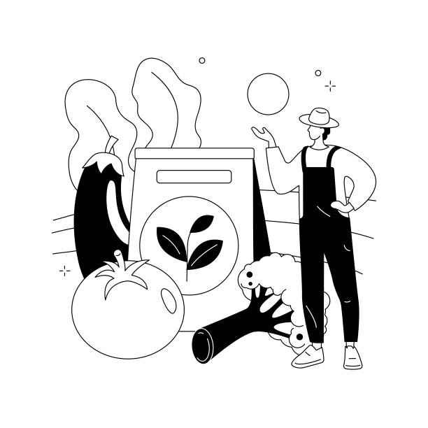 土壤肥力抽象概念矢量插图。图片下载