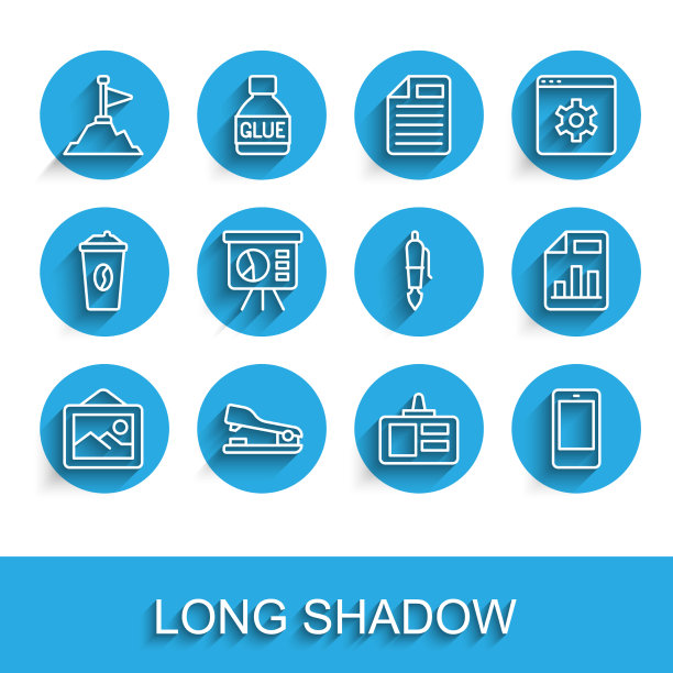 定线画山水订书机山图片下载