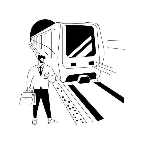 地下运输抽象概念矢量插图。图片下载