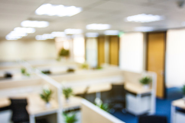 摘要模糊办公室内部背景图片下载