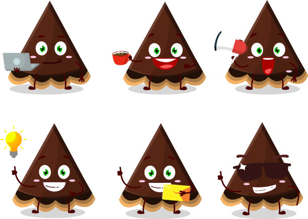 巧克力挞卡通人物片图片下载