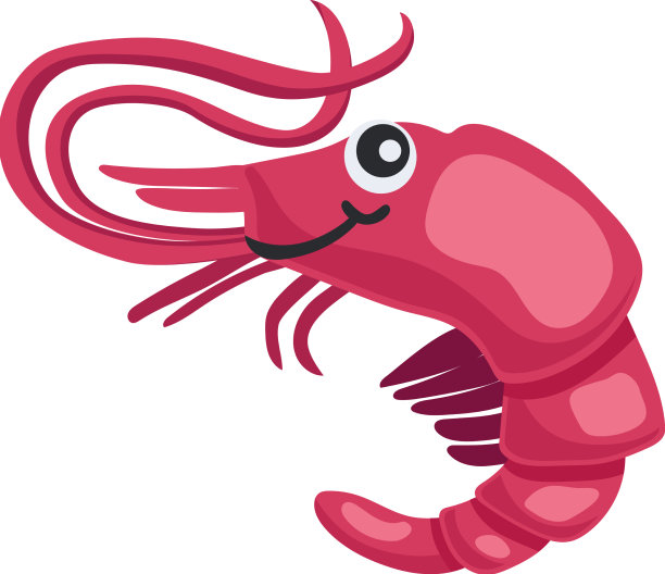 虾卡通图标图片下载