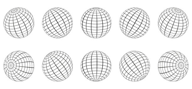 全球网格球设置三维导线全球地球图片下载