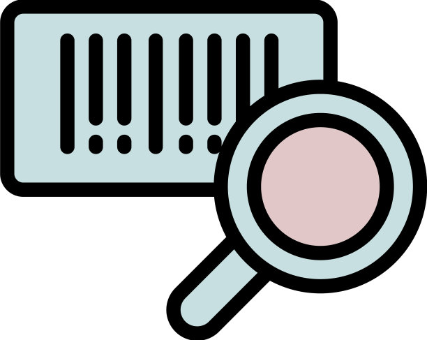 扫描手机的条形码图标轮廓图片下载