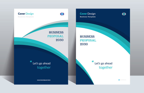 现代提案目录封面设计模板图片下载