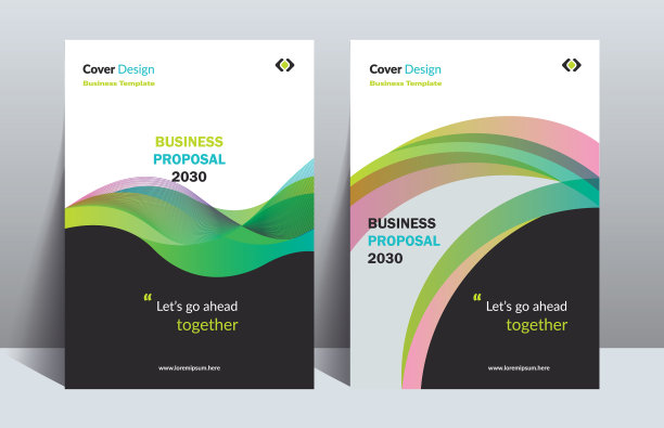 现代提案目录封面设计模板图片下载