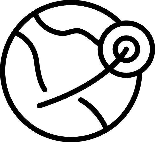 旅游世界图标轮廓围绕旅游图片下载