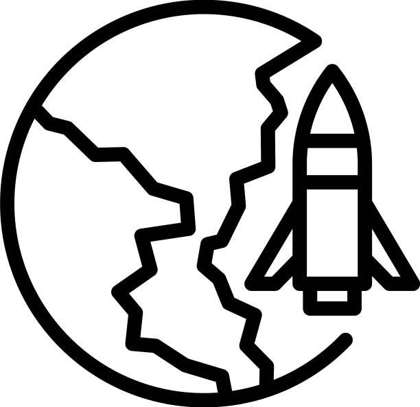 快乐地球旅行图标轮廓旅行地球图片下载