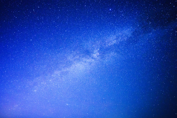 银河在午夜的天空图片下载