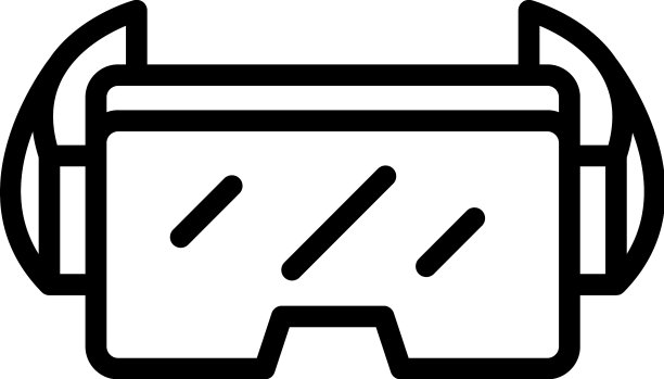 Vr眼镜图标轮廓存储电脑图片下载