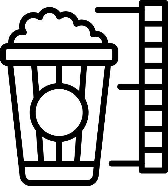 大影院爆米花图标概述电视电影图片下载