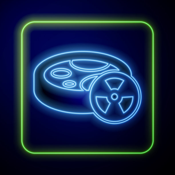 发光的霓虹灯实验室化学烧杯有毒图片下载