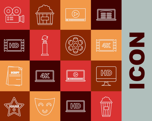 纸箱装爆米花电脑电脑图片下载