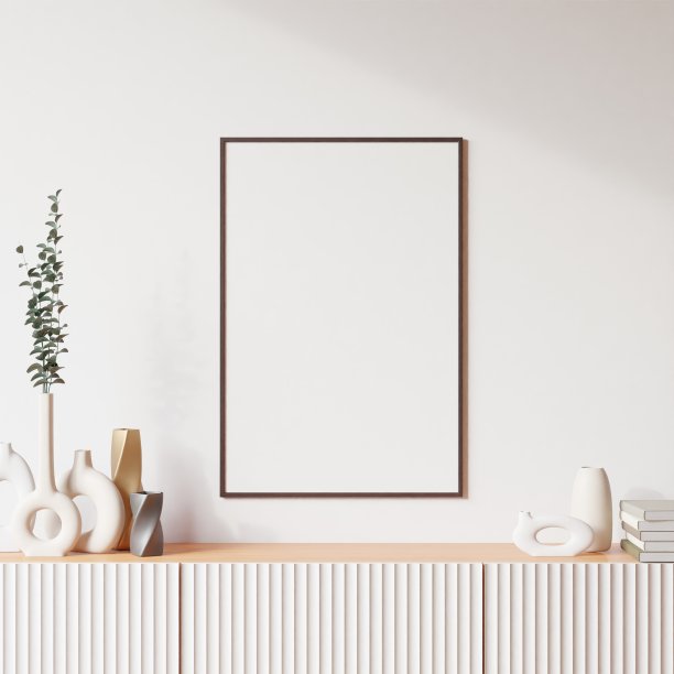 在客厅内部搭建模型。3d渲染，3d插画图片下载