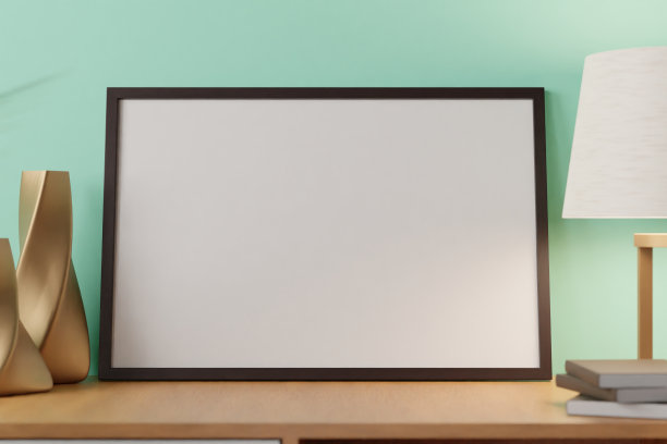 在客厅内部搭建模型。3d渲染，3d插画图片下载