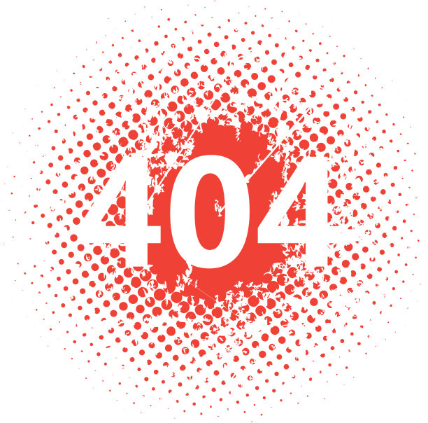 圆形红色半身裙，铭文404设计平面图片下载