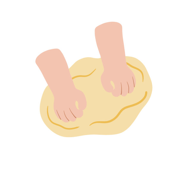 为披萨或烘焙准备面团。自制的面包店和蛋糕。烹饪和食品。图片下载