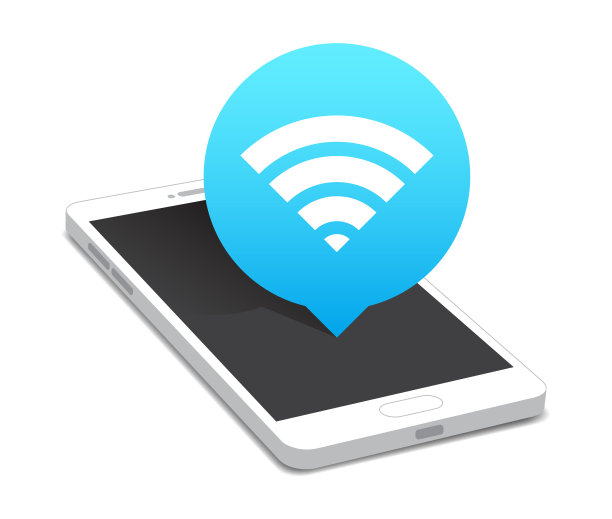 手机Wi-fi图标泡沫图片下载