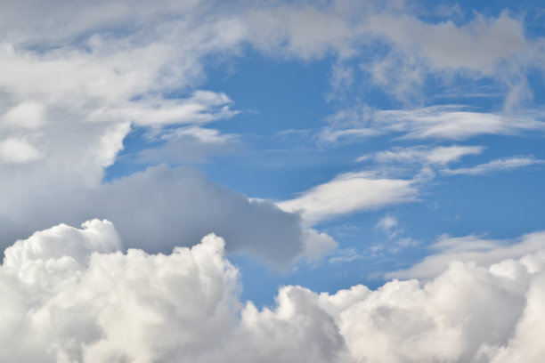 春天的蓝天白云。云的抽象背景图片下载