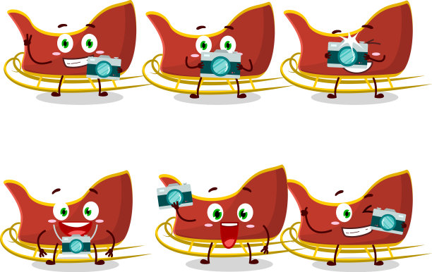 摄影师专业表情与雪图片下载