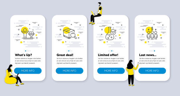 一系列与化学相关的商业图标图片下载