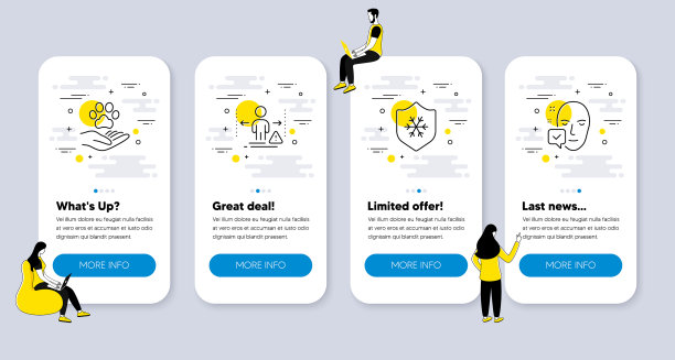 一组与清洁相关的医疗保健图标图片下载