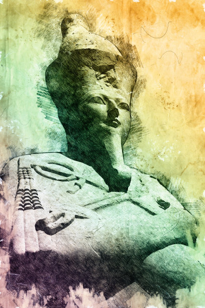 埃及卢克索哈特谢普苏特女王雕像图片下载