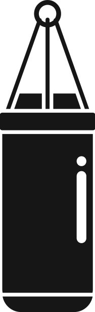 沙袋图标简单的运动生活方式图片下载