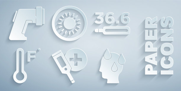 设置数字体温计医学气象学图片下载
