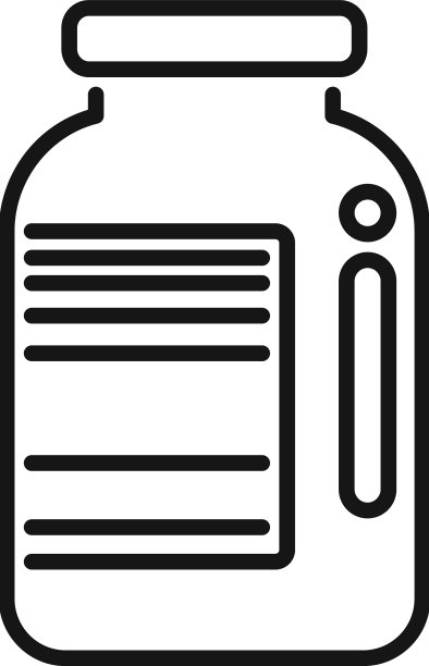 蛋白质罐图标轮廓运动食品图片下载