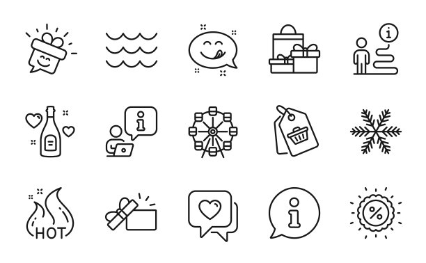 假日图标集包括图标作为热门销售图片下载