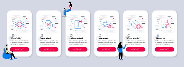 一套技术图标，如5g互联网图片下载