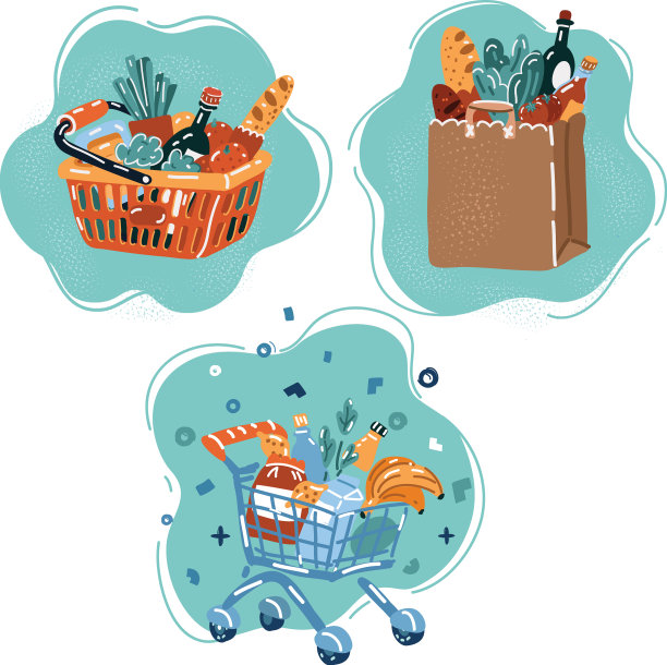购物车和购物篮图片下载