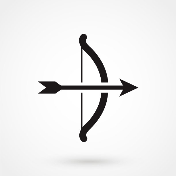 弓和箭头图标图片下载