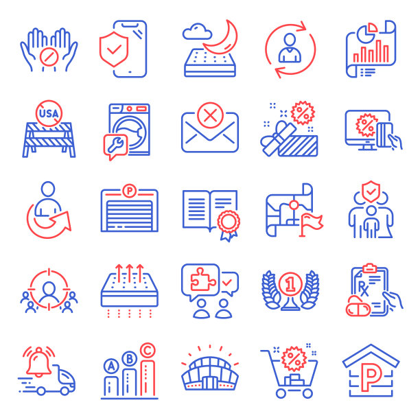 商业图标集包括图标作为文凭图片下载