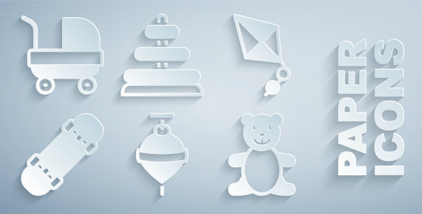 设置旋转玩具风筝滑板泰迪熊图片下载