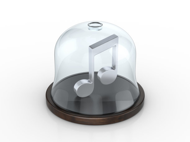 穹顶下的音符符号图片下载