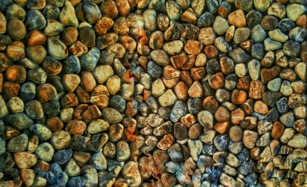 彩色砾石纹理的壁纸背景。图片下载