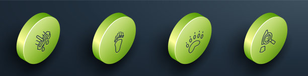 设置等距线拖布和熊掌印图片下载