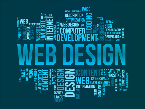 网页设计字云模板创意概念图片下载