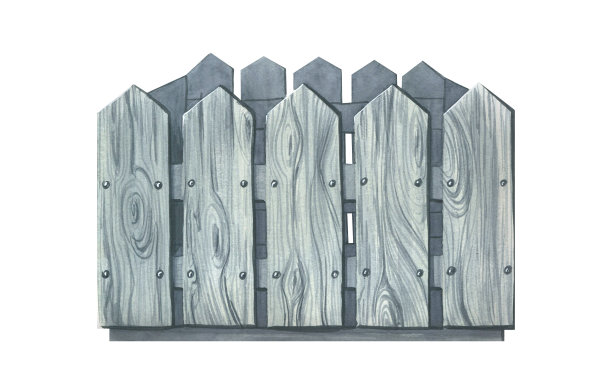 木制的，灰色的盒子，用于鲜花，水果，蔬菜，化妆品。一个水彩，孤立的对象从一个大型薰衣草水疗集。用于设计、设计和构图海报、包装、广告。图片下载