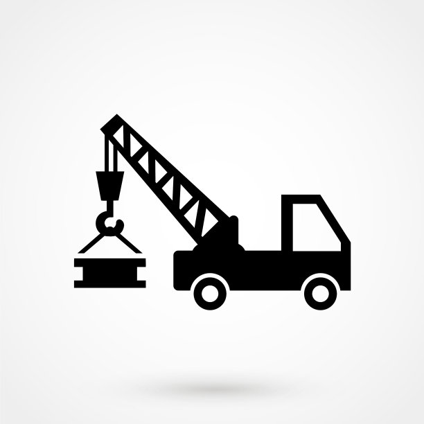 白底鹤的剪影图片下载